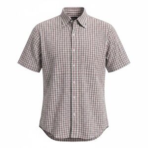 UNTUCKit Shirt Men’s XL Plaid Short Sleeve Button Down Untucked Fit Casual
